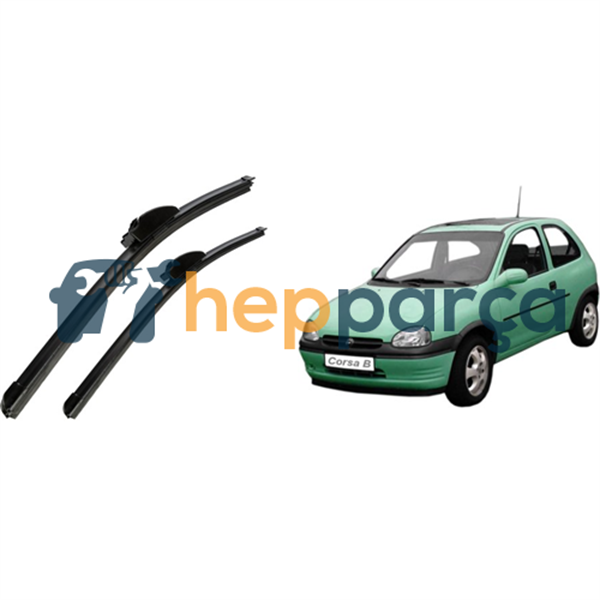 Opel Corsa B Ön Silecek Takımı Muz Tip