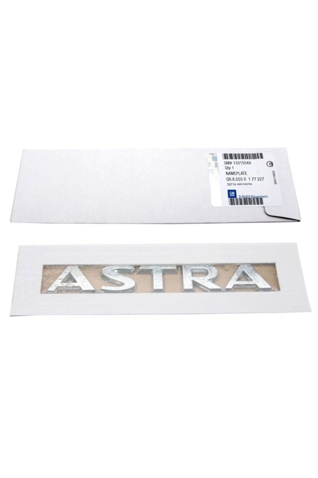 Opel Astra J Astra Bagaj Yazısı Orjinal Gm