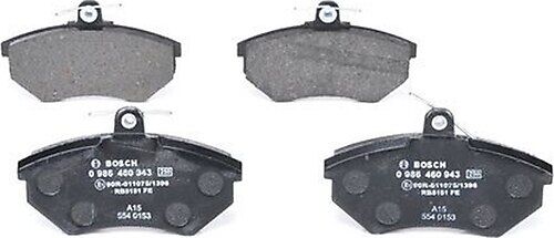 FREN BALATASI ÖN KULAKSIZ 16MM VW CADDY 96>03 GOLF 89>98 PASSAT 85>91 POLO 95>02 POLO CLS 96>02  SEAT IBIZA 93>02