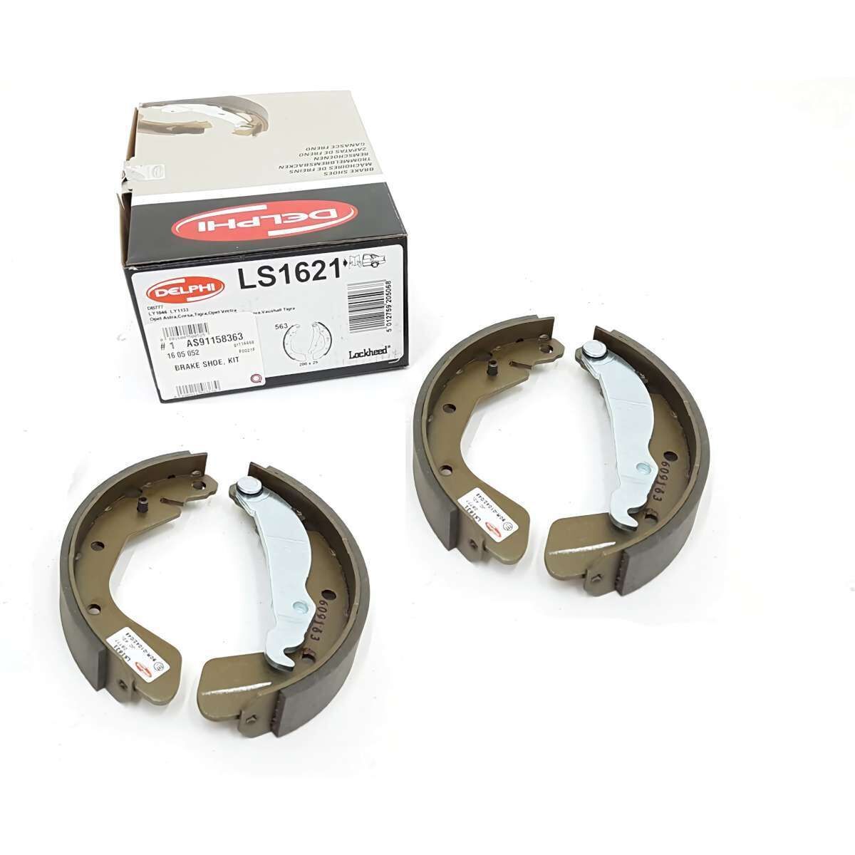 DELPHI LS1621-FREN BALATASI ARKA KAMPANA(ABSsiz)-16 05 952-ASTRA F-CORSA A/B/C 14SE-Z12XEP-Z14XE-Z13DT-Z17DTH-C16NZ-16LZ2