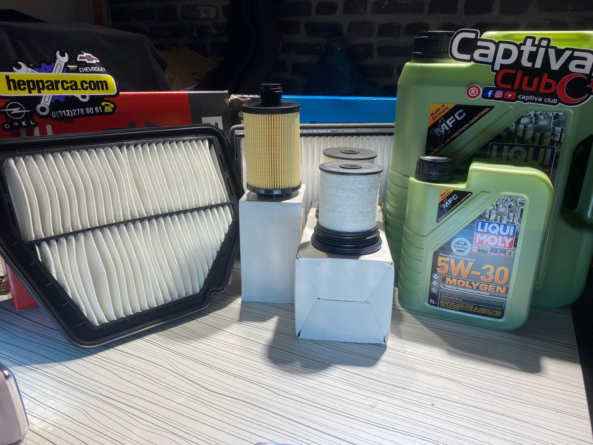 Chevrolet Captiva Club Özel C140 Bakım Seti Kampanyası