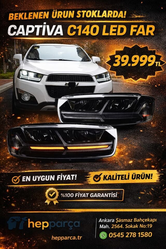 C140 Volvo Tip Led Far Takımı