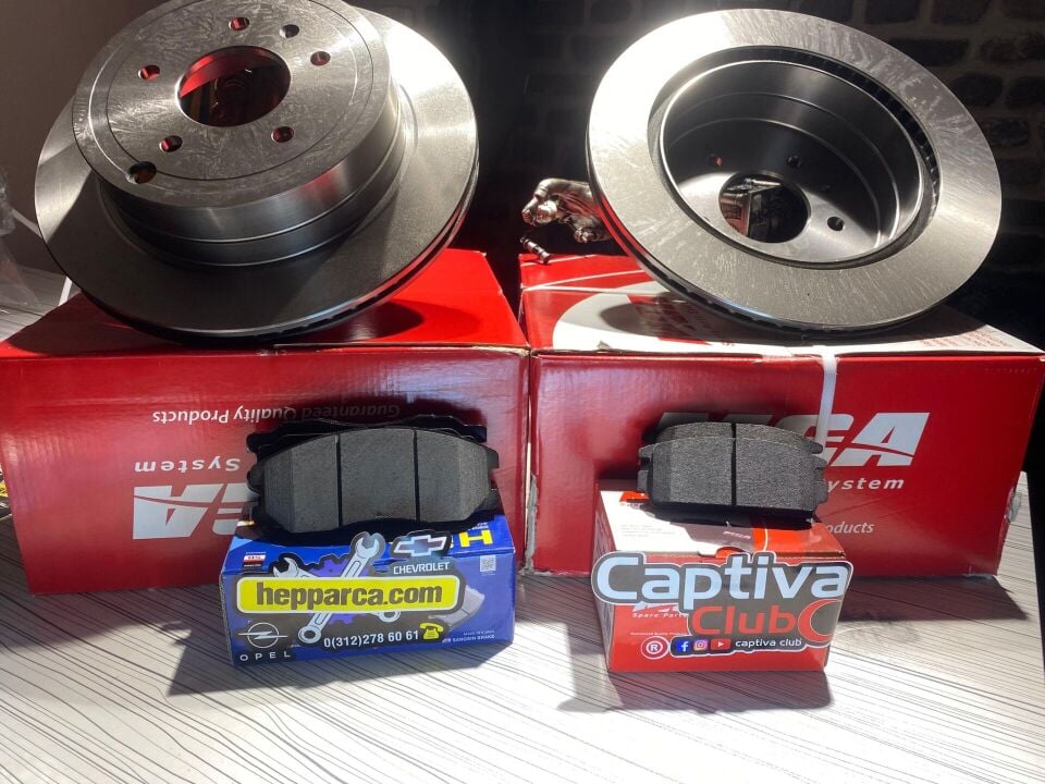 Chevrolet Captiva Ön-Arka Disk Ve balata takımı