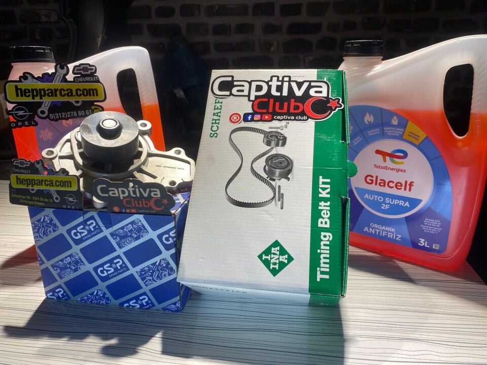 Chevrolet Captiva Triger seti devirdaim ve antifiriz seti