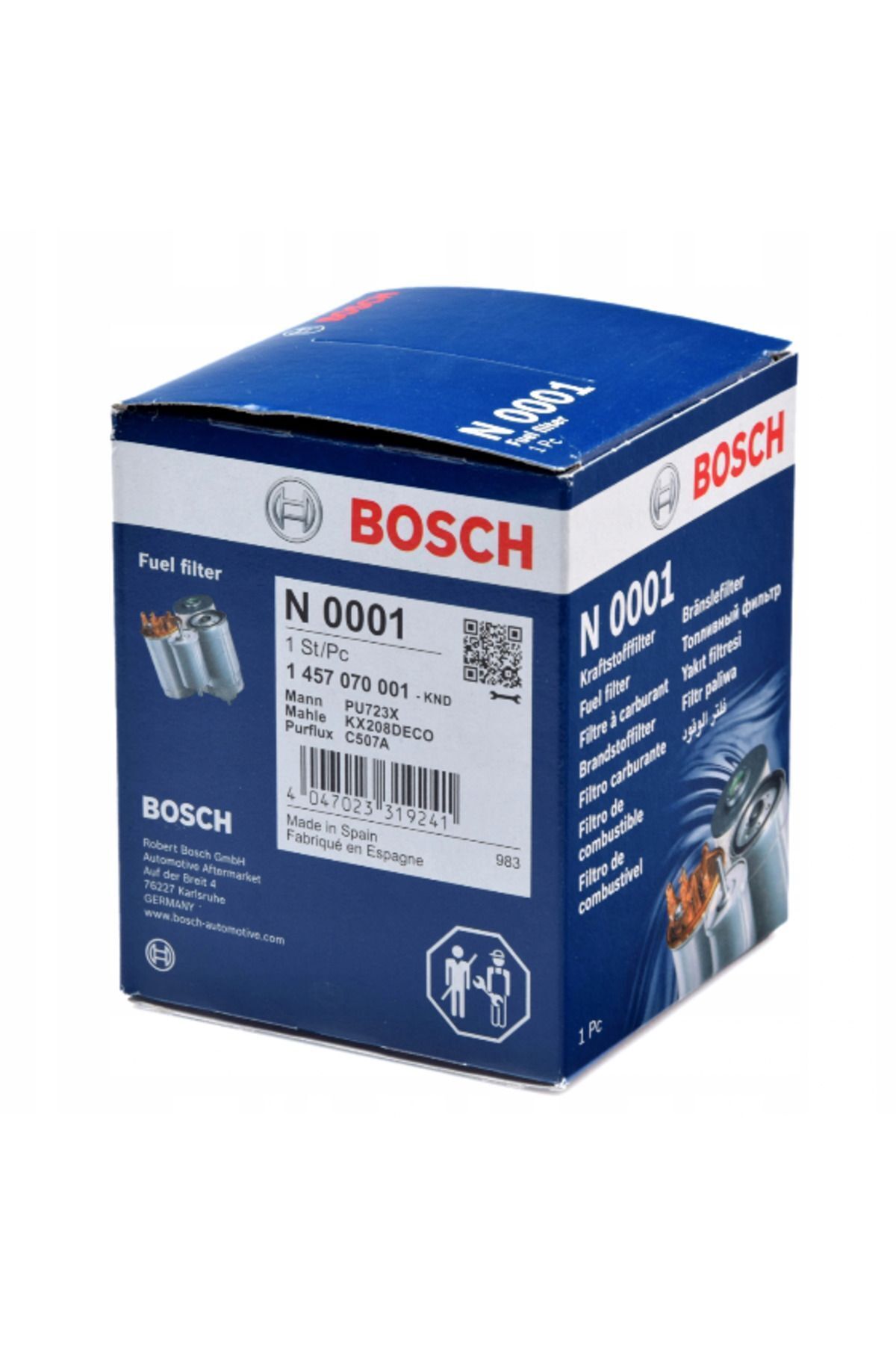 Opel Astra H 1.3 Dizel Mazot Filtresi Marka 1457070001