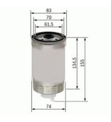 YAKIT FİLTRESİ DUCATO 1.9D-1.9TD-2.4D-2.4TD-2.5D (82-02)- PUNTO 1.7D-1.7TD (94-00)- TRANSIT 2.4D