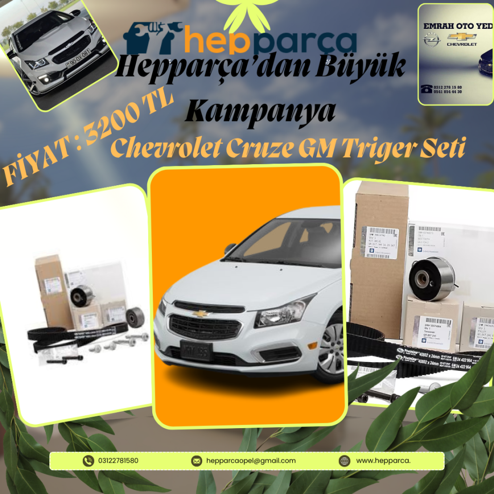 Chevrolet Cruze Gruba Özel Kampanya
