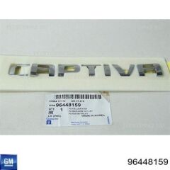 Chevrolet Captiva \'\'Captiva\'\' Yazısı Gm
