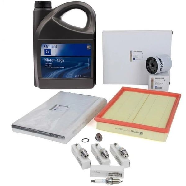 Opel Astra G 1.4/1.6 Periyodik Bakım Seti Bujisiz (Mobil 10W40 Yağlı) (Bakım-AstraG-Mobil)