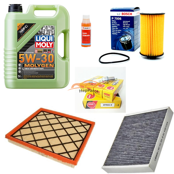 Chevrolet Cruze 1.6 Liqui Moly Molygen Bakım Seti (Bujili)