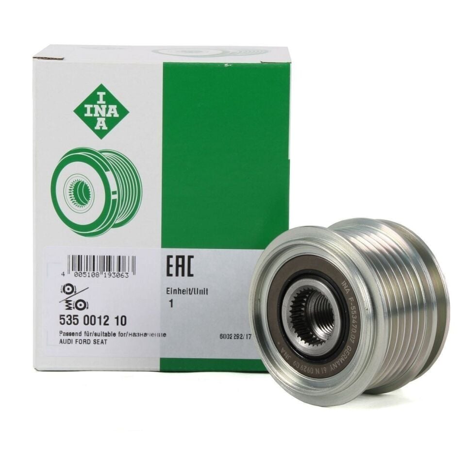 INA 535 0112 10-ŞARJ DİNAMO KASNAĞI-12 05 029-COMBO D(Mj) A16FDH-A16FDL