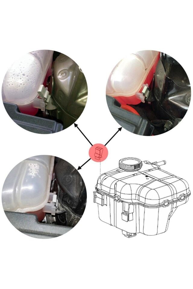 Chevrolet Cruze Yedek Su Depo Klipsi Orjinal