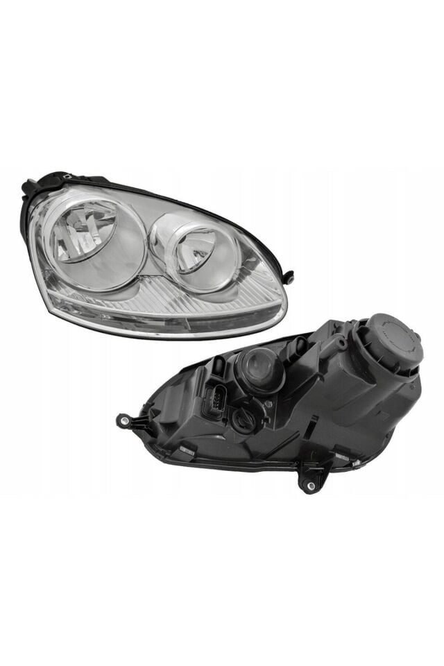 Volkswagen Golf 5 2004 - 2009 Sağ Far Nikelajlı Ithal Marka