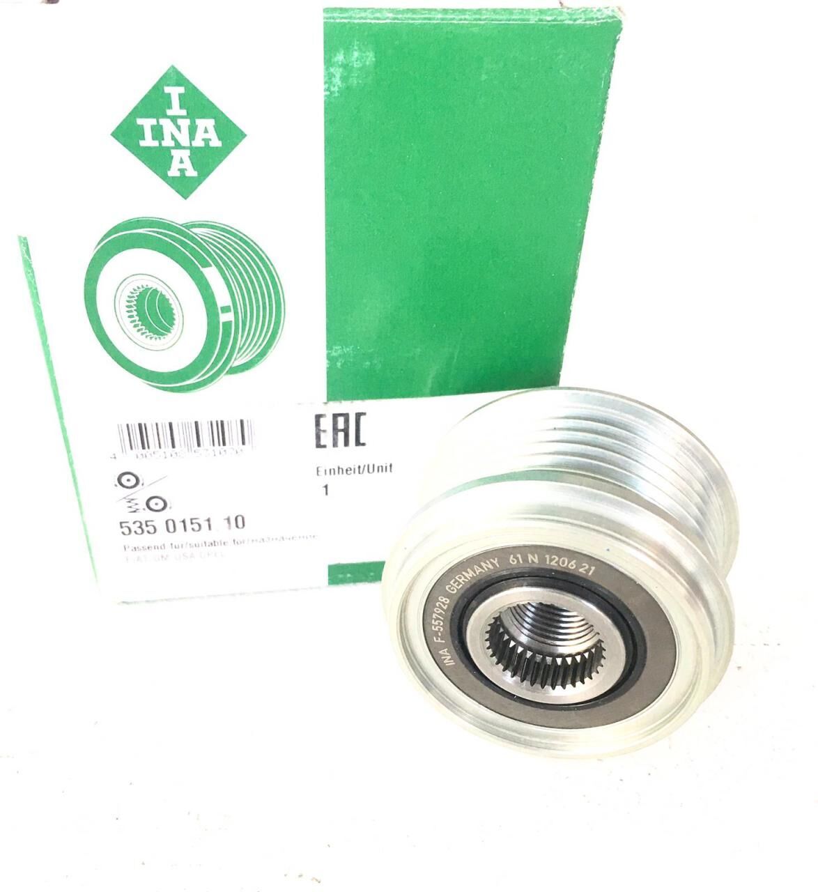 INA 535 0151 10-ŞARJ DİNAMO KASNAĞI-62 04 229-ASTRA H-CORSA C/D 1.3CDTI-1.0-1.2-1.4 Z13DTH-Z12XEP