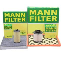 Opel Astra J 1.6 Dizel Motor Periyodik Bakım Filtre Seti Marka Mann