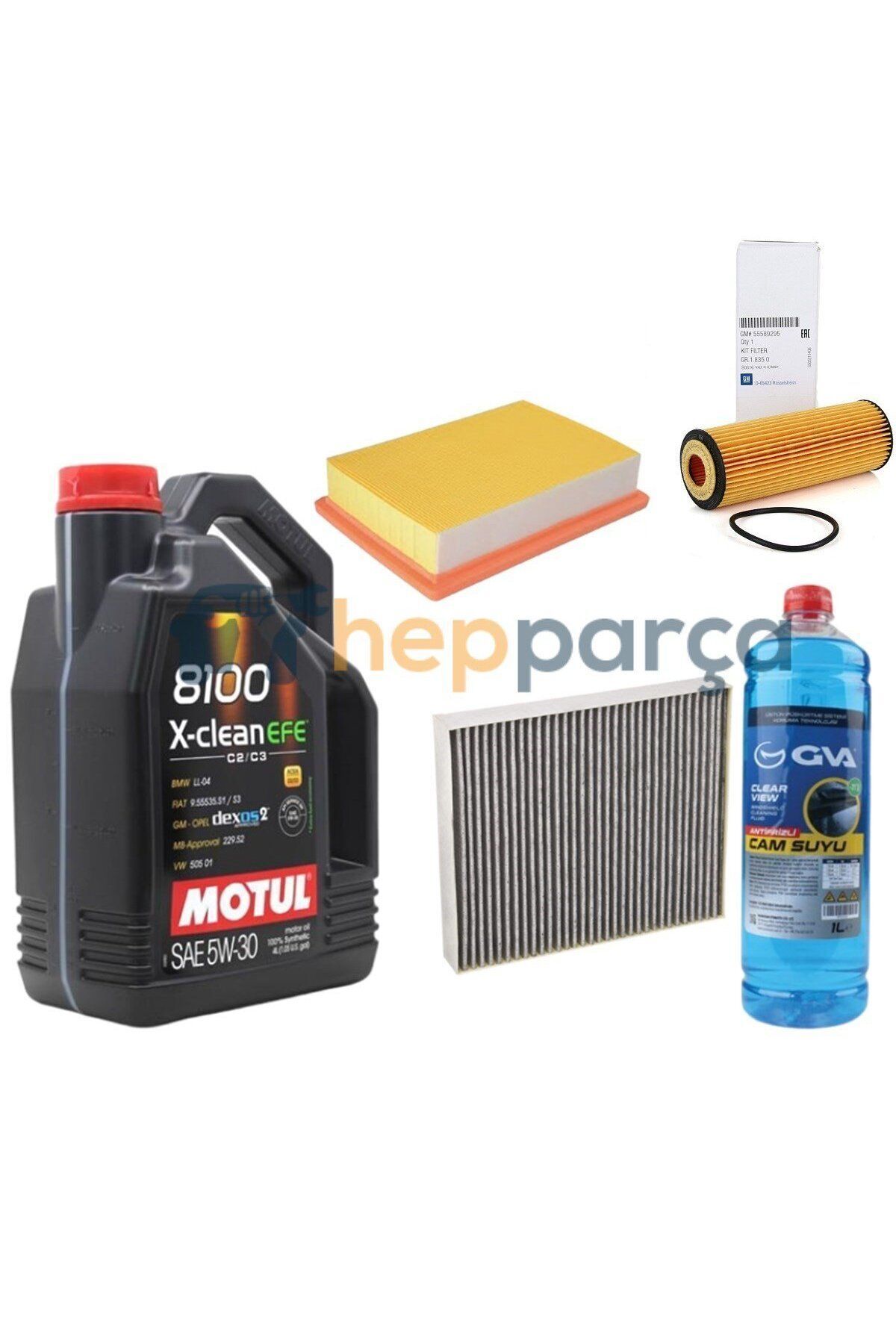 Chevrolet Yeni Aveo 1.4 Benzinli Bakım Seti ( Yağ)