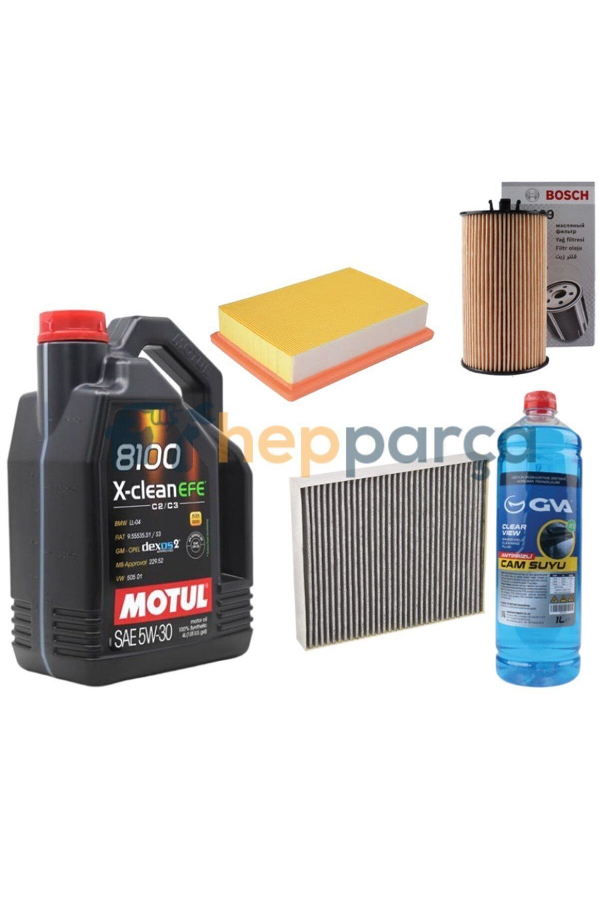 Chevrolet Yeni Aveo 1.4 Benzinli Bakım Seti (MOTUL YAĞ)