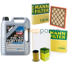 Chevrolet Cruze 1.6 Liqui Moly & Mann Bakım Seti + Karter Tapası