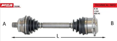 Volkswagen Passat 2001 - 2004 Arası AVF Motor Sağ Aks