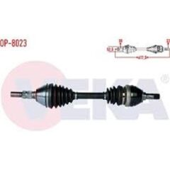 KOMPLE AKS SOL ON OPEL VECTRA C 1.6 16v UZUNLUK 617,5mm 2002-2008