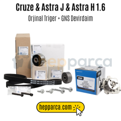 Chevrolet Cruze 1.6 Orjinal Triger Seti Ve Gns Devirdaim Seti